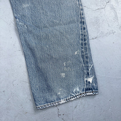 Levis 501 Vintage 80s Redline Selvedge USA XX Jeans Light Wash 40x33 Act 38x30