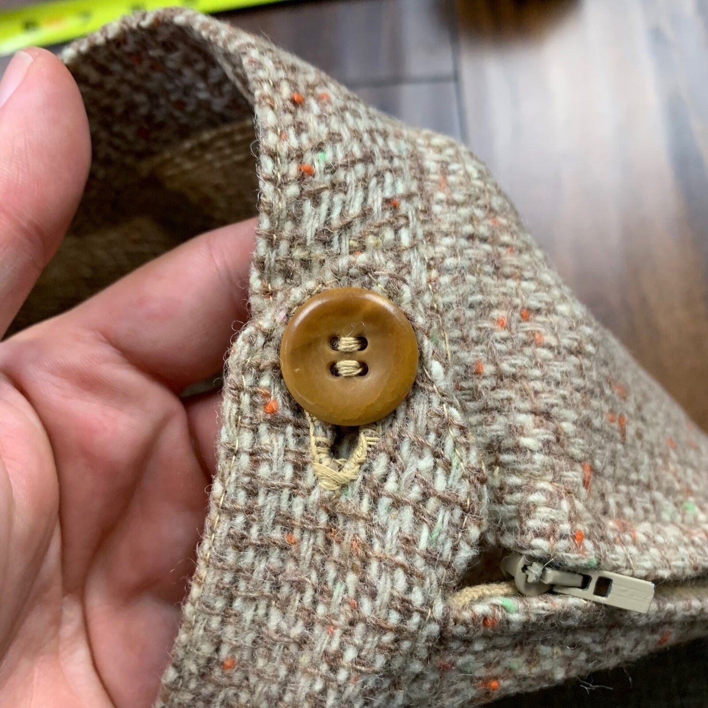 Vintage USA Rockabilly Womens Sewn Skirt 60s 70s Top Bottom Sanforized