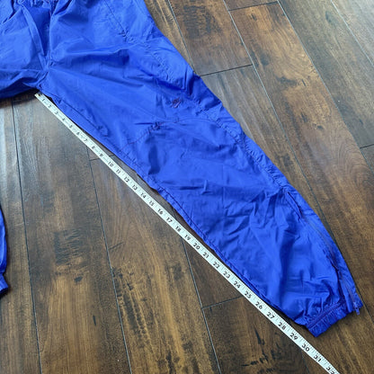 Nike Vintage 90s Gray Tag Windpants Track Pants Ankle Zip Unlined Purple L Women