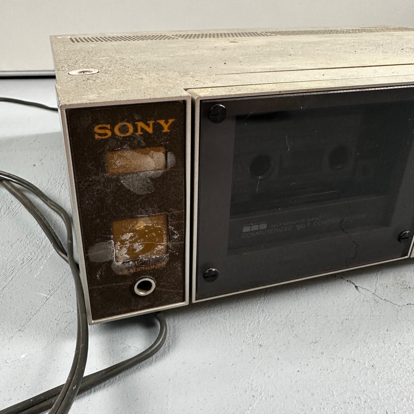 Sony TC-FX1010 Tape Deck Rare Find Cassette Broken For Parts As Is