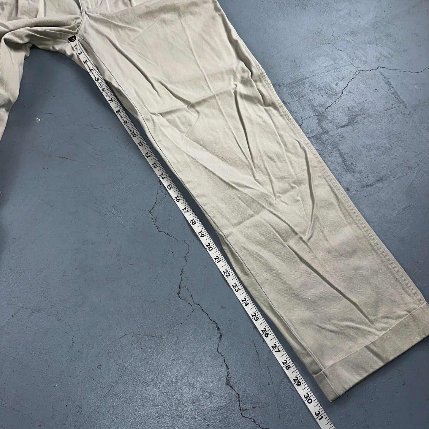 Polo Ralph Lauren Chino Pants Men's Size 29x31 Vintage Authentic Dry Goods