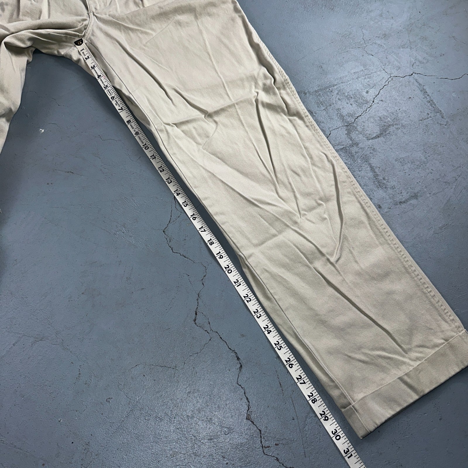 Polo Ralph Lauren Chino Pants Men's Size 29x31 Vintage Authentic Dry Goods