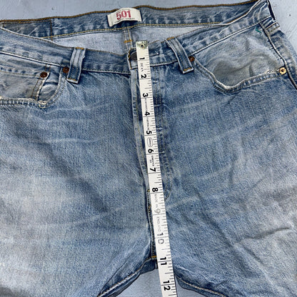 Levis 501 Vintage Y2K XX Straight Leg Jeans Blue Light Wash 34x34 Act 35x30