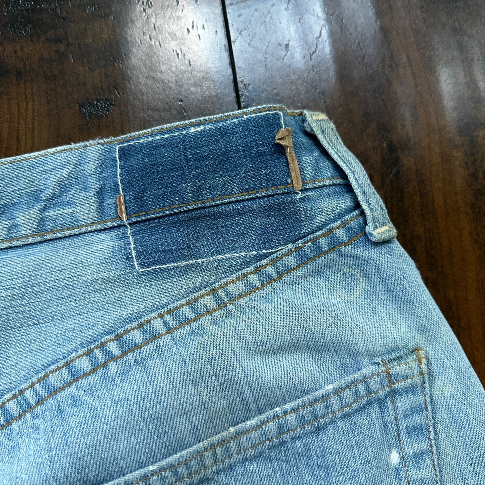 Vintage LEVIS 501XX Jeans Big E 1960s Denim Redline Selvedge 33x31 USA 60s 66