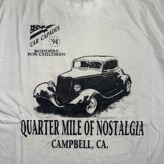 Campbell California Hot Rods 80s Hanes VTG T Shirt Graphic Single Stitch Cars