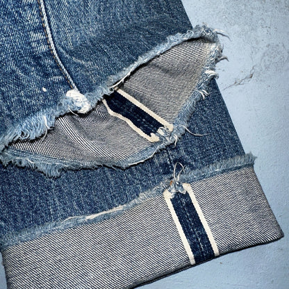 Levis 501 Big E Vintage 60s Redline Selvedge USA XX 1960s Jeans Act 24x27