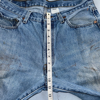 Levis 501 Vintage Y2K XX Straight Leg Jeans Blue Med Wash 34x30 Act 32x28