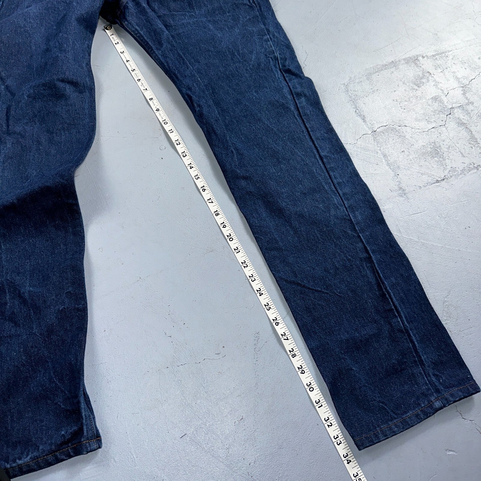 Levis 505 Vintage 80s 20505-0217 Orange Tab Dark 501 Jeans 36x34 USA 1980s