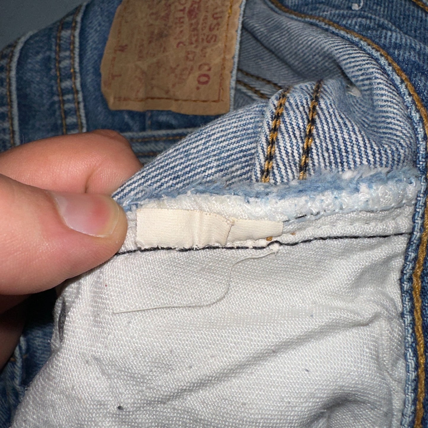 Levis 501 Vintage 80s USA XX Womens Jeans Blue High Rise Tapered 17501 25x27