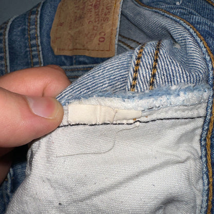 Levis 501 Vintage 80s USA XX Womens Jeans Blue High Rise Tapered 17501 25x27