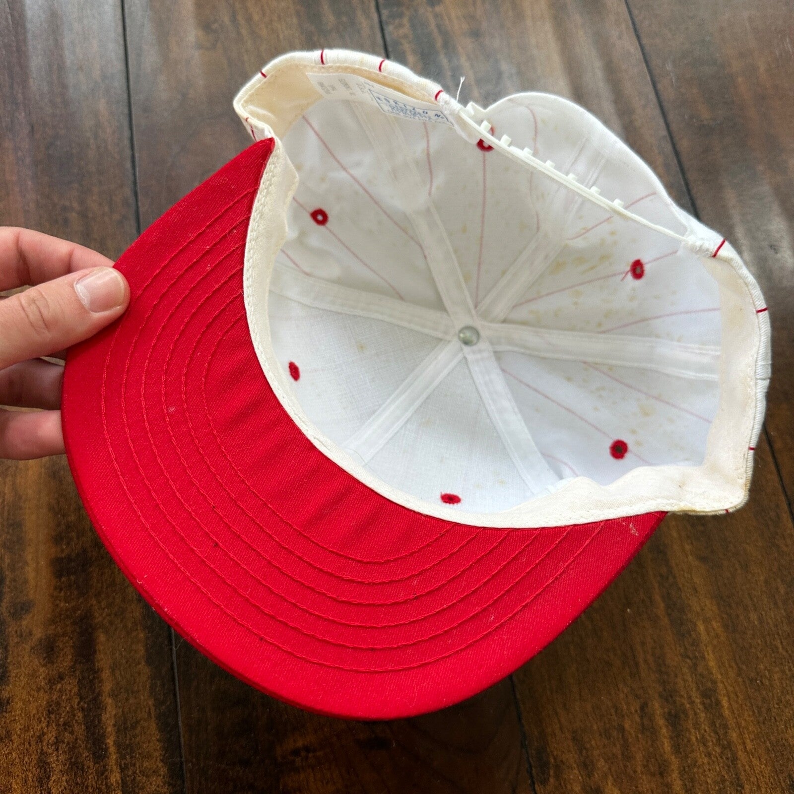 Zenith Very Rare Pinstripe VTG Hat Cap Snapback Advertising Radio Horizon 70s