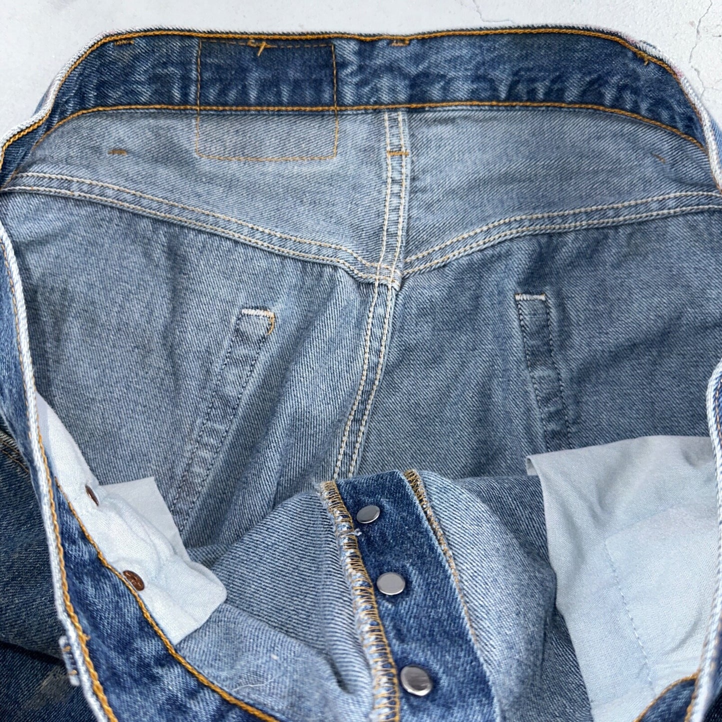 Levis 501 Vintage 90s USA XX Straight Leg Jeans Blue Dark Wash 40x32 Act 38x31