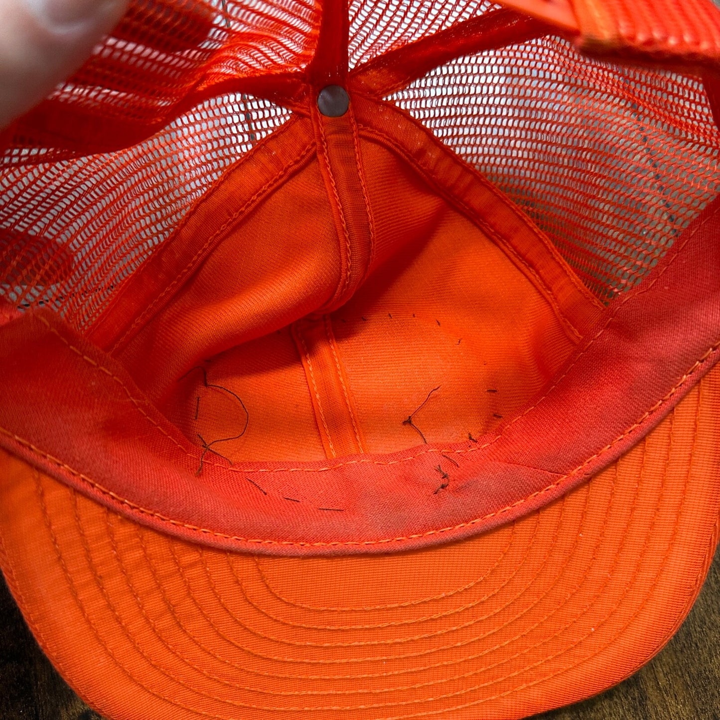 Master Hunter Orange VTG Hat Cap Snapback Oregon ORange Hunting Cool 80s