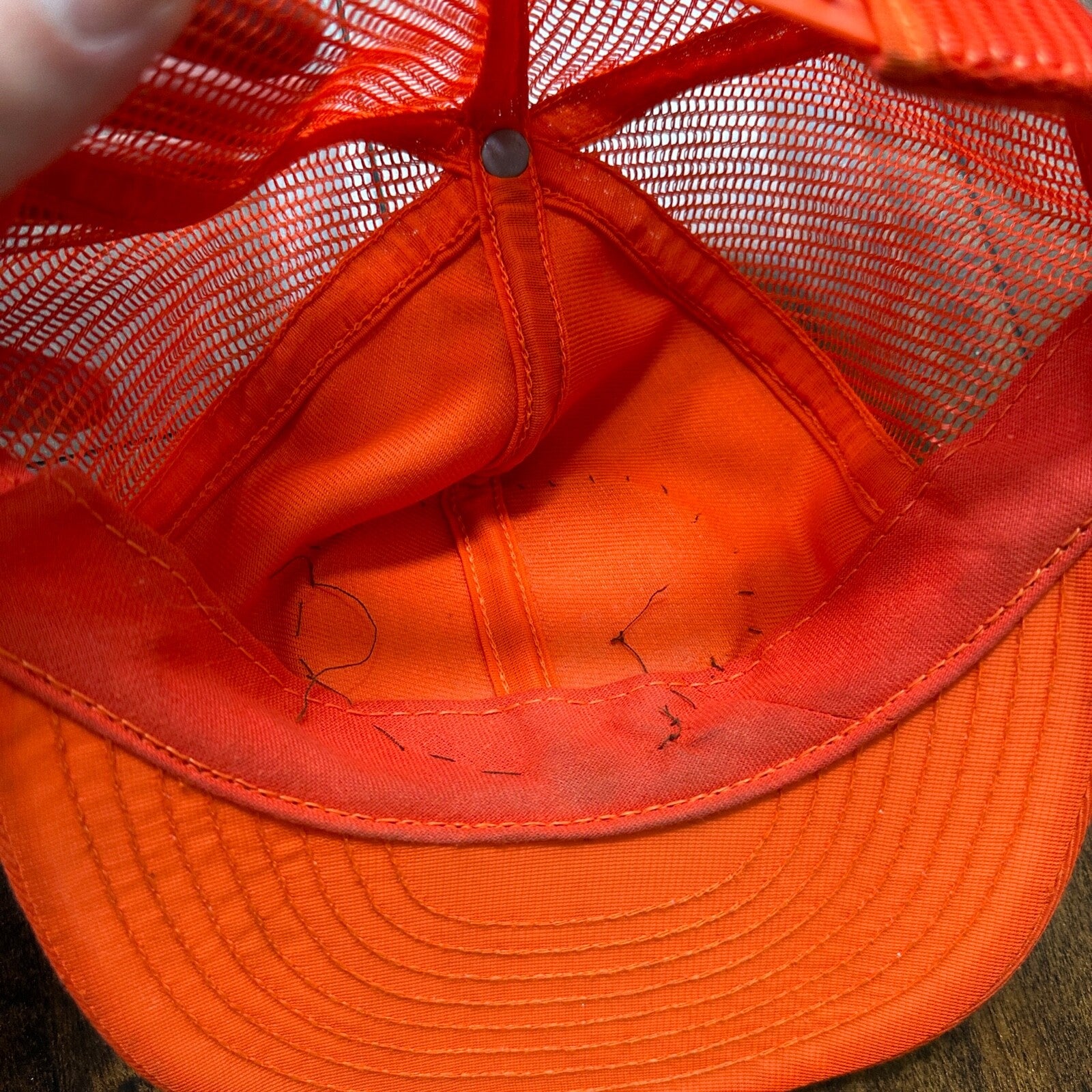 Master Hunter Orange VTG Hat Cap Snapback Oregon ORange Hunting Cool 80s