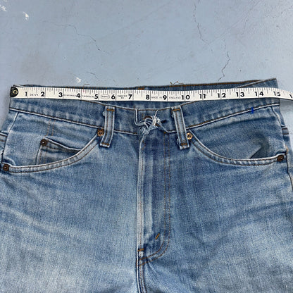 Levis 517 Vintage 80s USA Orange Tab Bootcut Flare Blue Jeans Talon Act 30x29