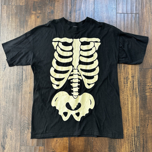 VTG 90s Hallmark Skeleton Bones Leslie Arwin T Shirt Made In USA XL Rare Travis