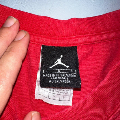 Nike Jordan 23 Basketball Y2K VTG T Shirt 2000s Sports Gym Micheal Large