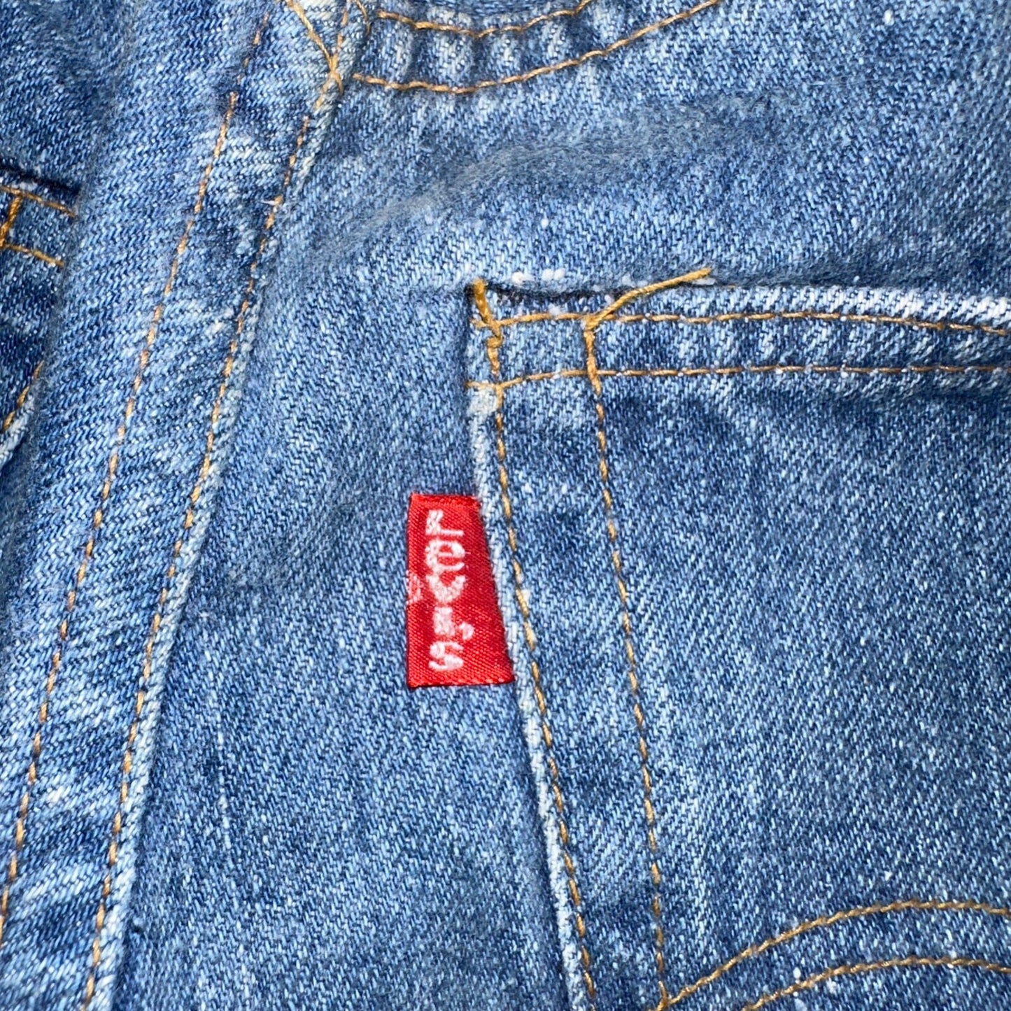 Levis 501 Vintage 70s SS Redline Selvedge USA XX Jeans Med Wash 30x31 Act 28x27