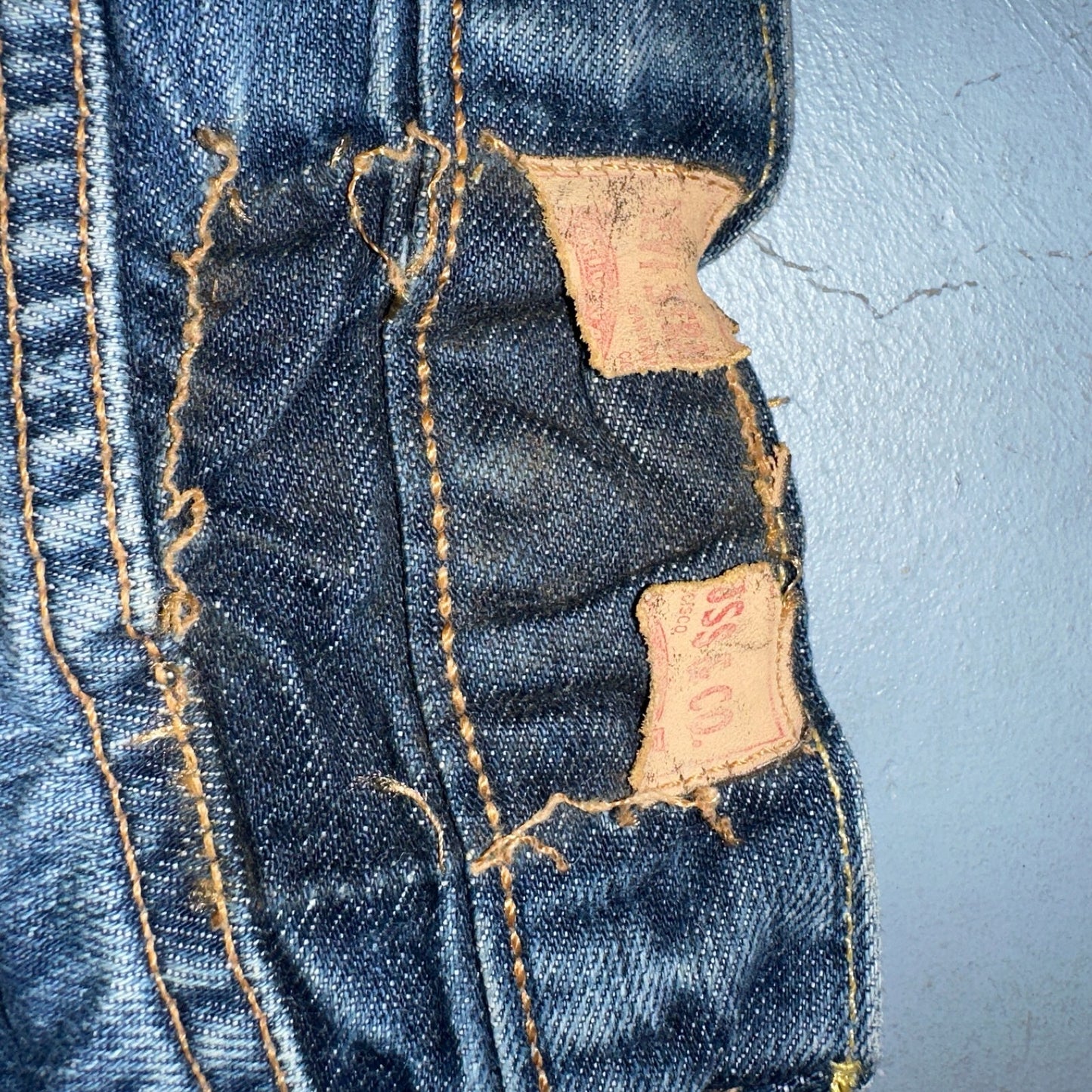 Levis 501 Y2K XX Straight Leg Jeans Blue VTG Med Wash 34x32 Act 32x30