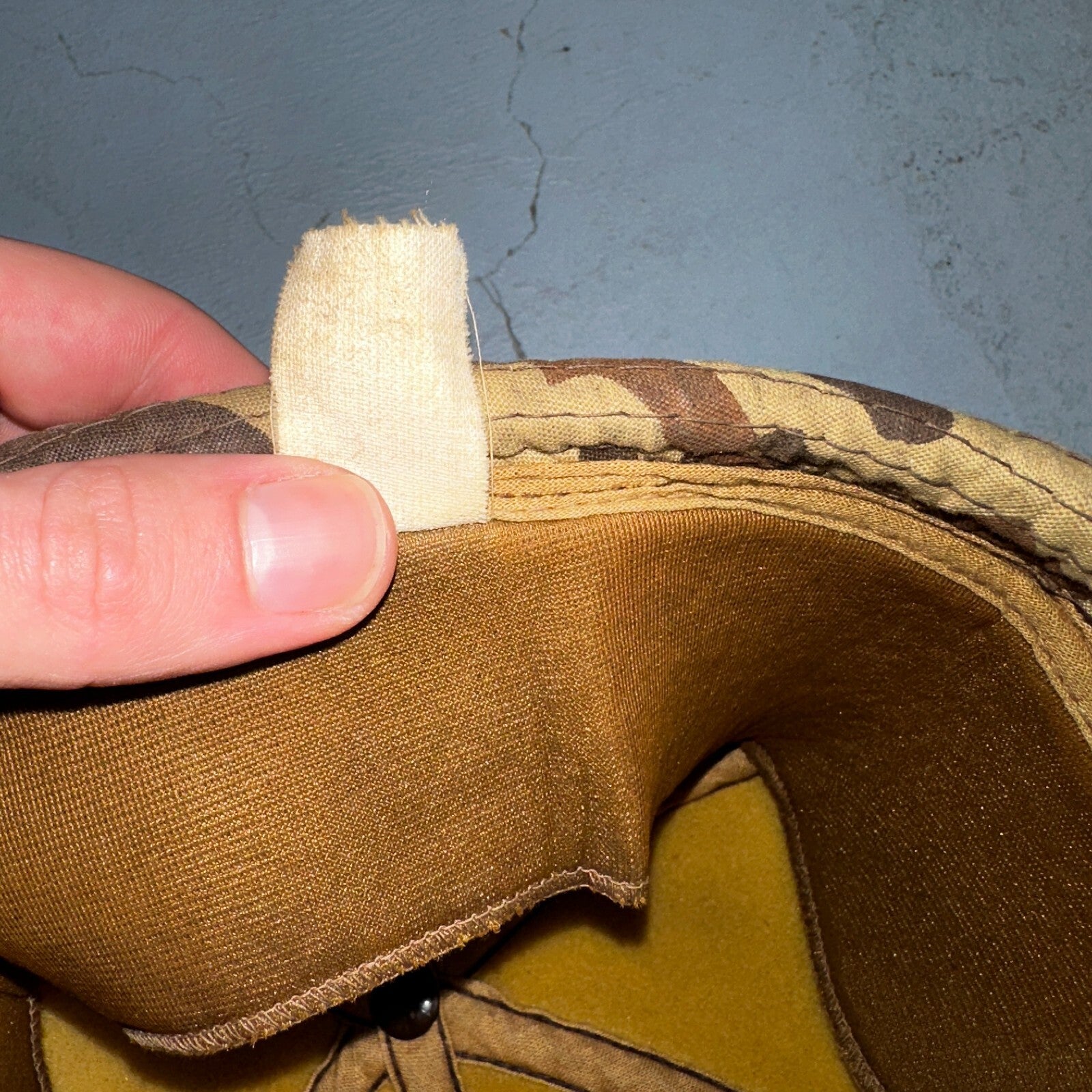 Frogskin Hunting 70s Fisherman Vintage Hat Bucket POST WWII Frog Skin USMC Camo