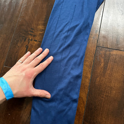 Patagonia Capilene Pants Mens Medium Blue USA Lightweight Baselayer Men Ripped