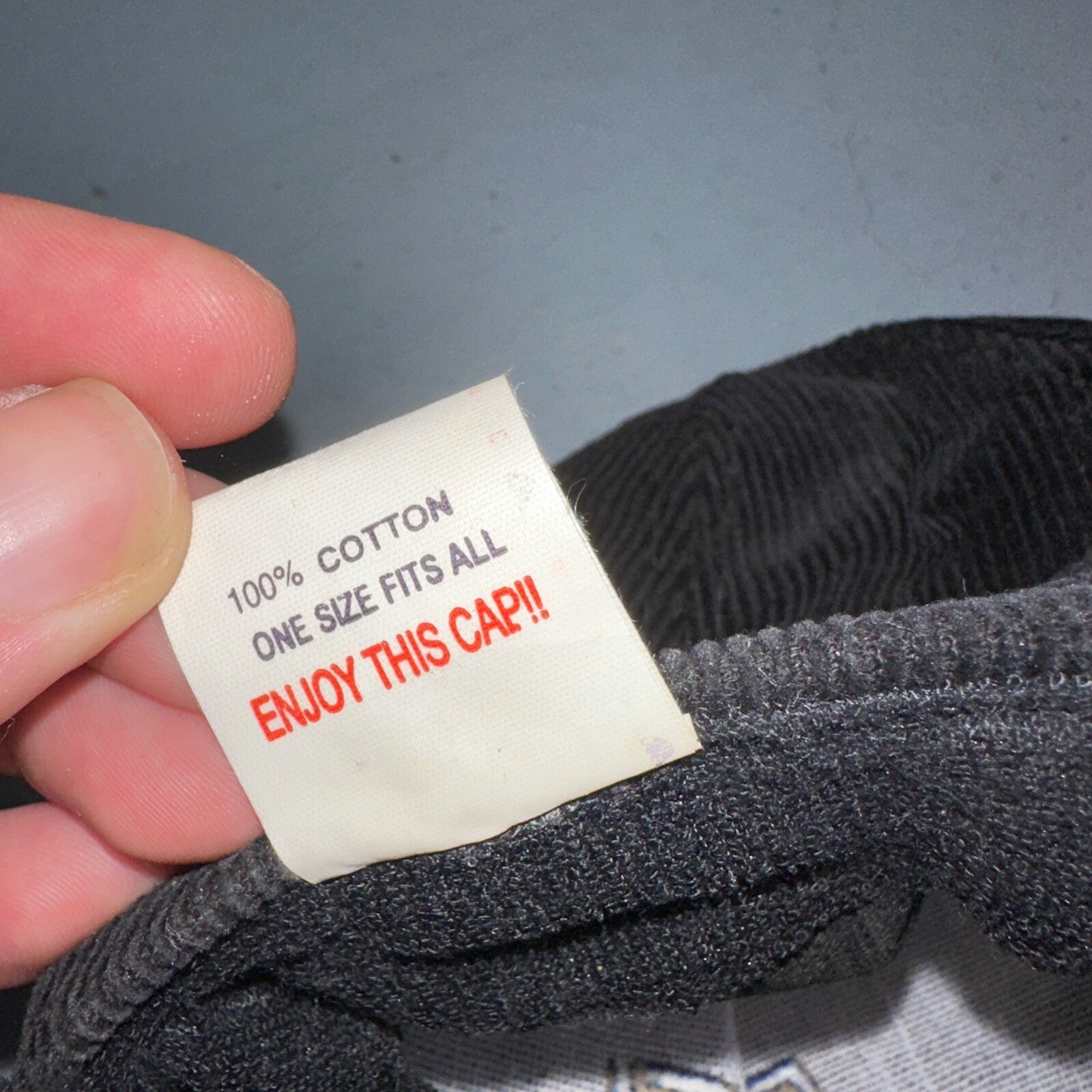 Pepsi VTG Black Corduroy Trucker Hat Cap Snapback Otto 80s 90s Rare Soda