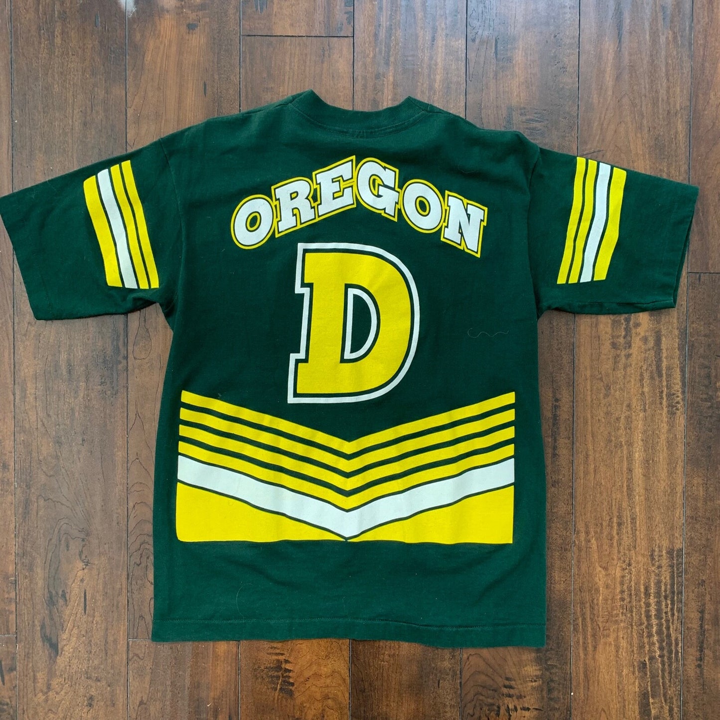 Oregon Ducks Vintage T Shirt Donald Duck Disney KIDS BOYS Mens Small 90s Afro