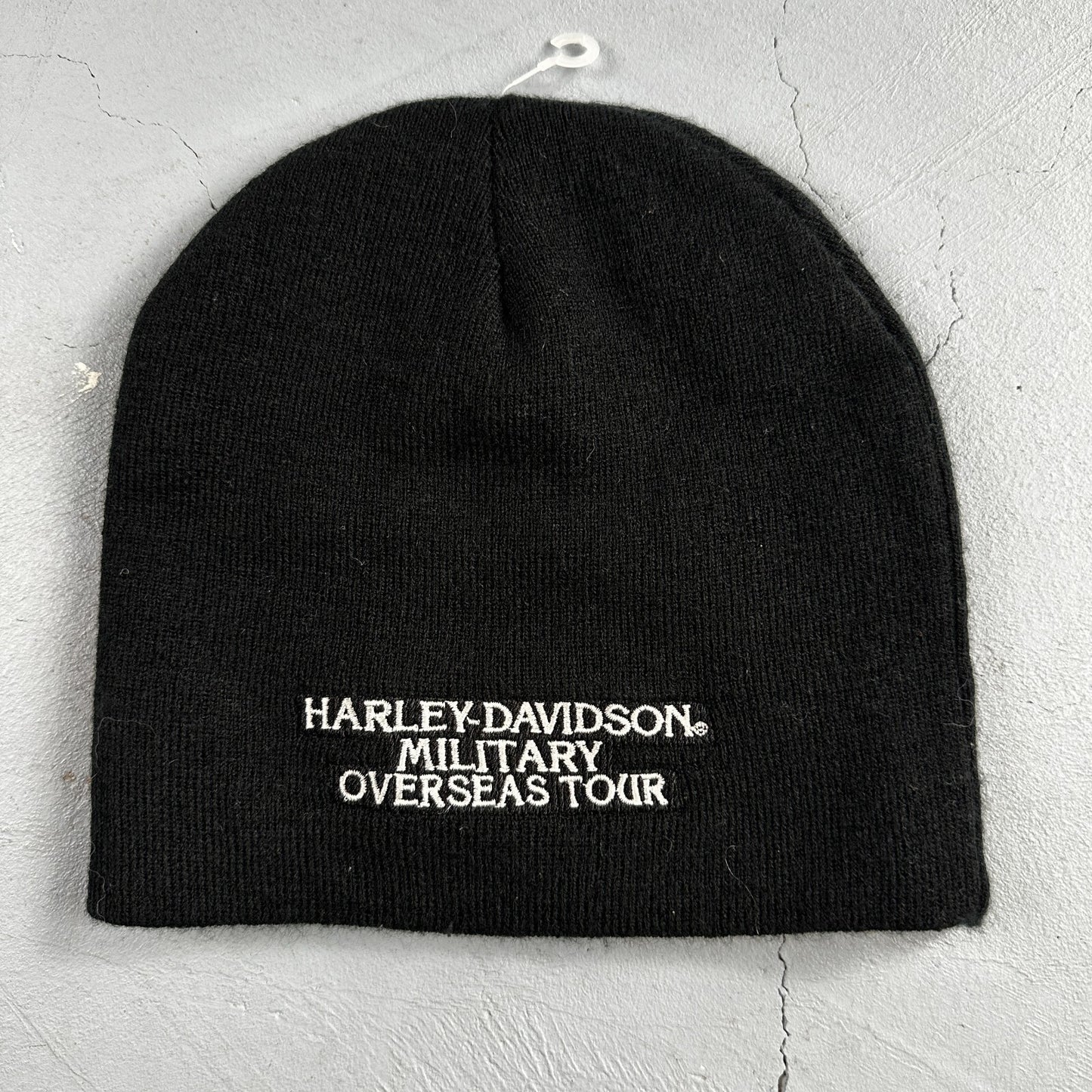 Harley Davidson Logo Knit Beanie Black Color Military Overseas Embroidery 2017