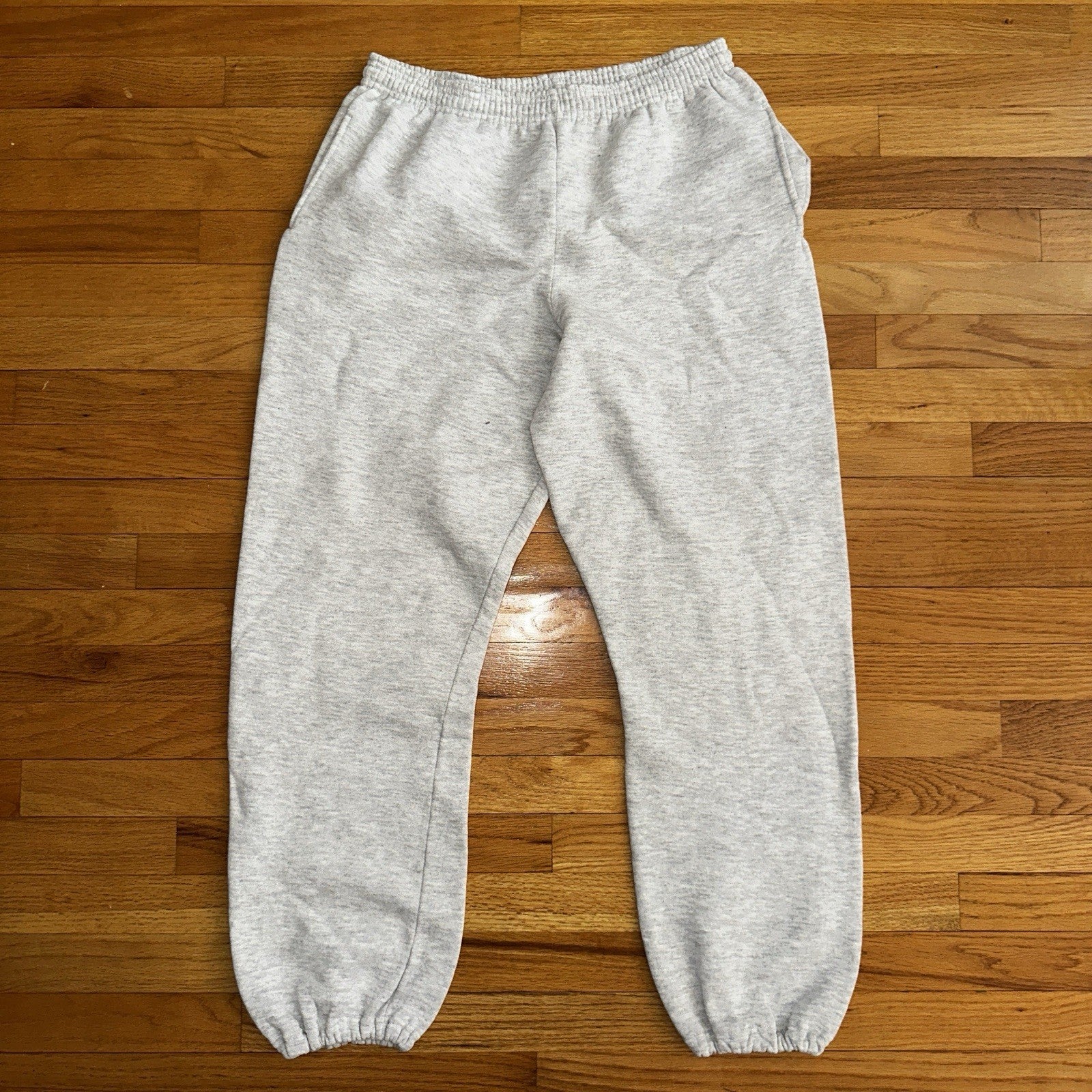 Vintage Russell Athletic Sweatpants Mens Size Large Grey Made In USA Joggers 80s