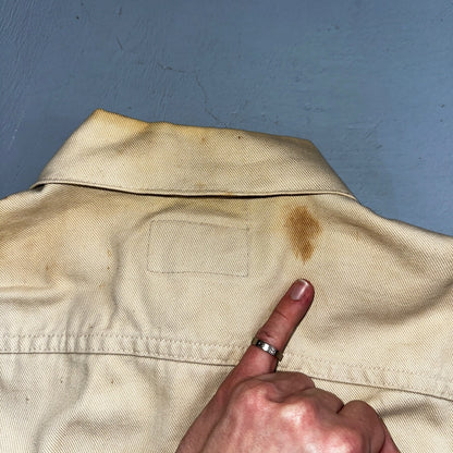 Levis VTG Trucker Jacket 557 Big E Type 3 1960s 60s 70518 1022 White Denim 2