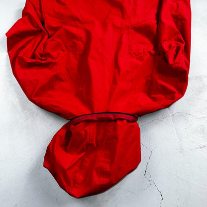 Pendleton Womens Medium Full Zip Hooded Plaid Lined Outdoor Jacket VTG Style Red