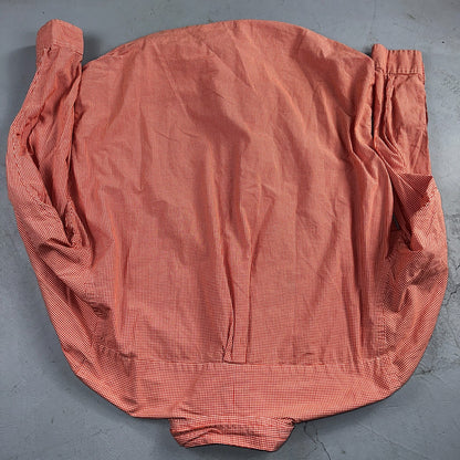 Ralph Lauren XL Red Gingham Button Down Shirt Classic Fit Long Sleeve VTG