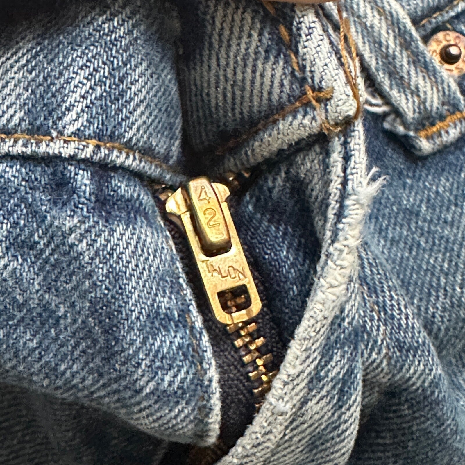 Vintage 80s Levis 505 36x36 USA Blue Jeans 501 Act 33x34 Light Wash