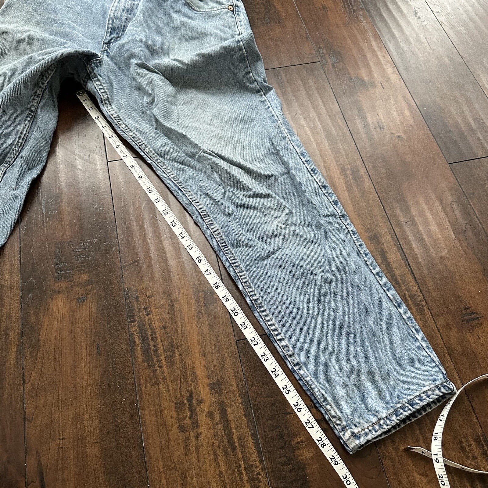 Levis 550 Jeans VTG Womens High Rise Light Wash Relaxed 90s USA 31x29