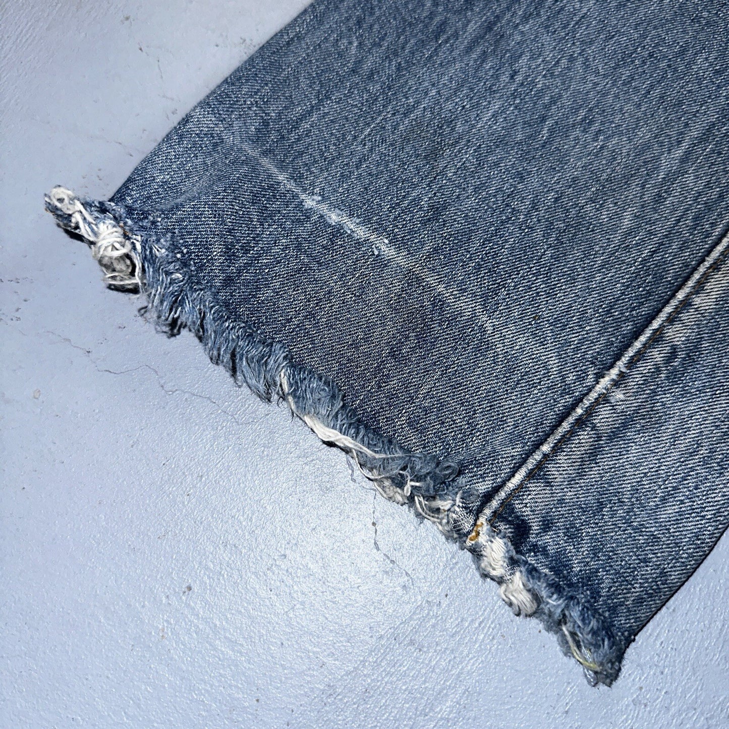 Levis 501 VTG 70s SS Redline Selvedge Jeans XX Blue Med Wash Patched Act 31x28