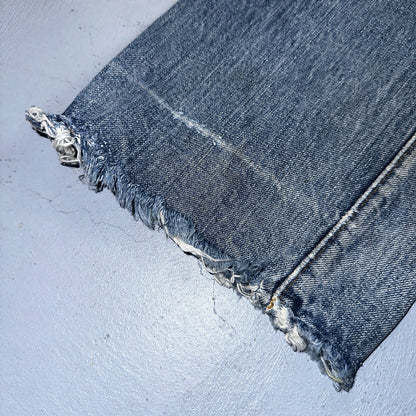 Levis 501 VTG 70s SS Redline Selvedge Jeans XX Blue Med Wash Patched Act 31x28