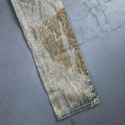 Levis 501 Vintage 90s USA XX Straight Leg Jeans Blue Light Wash 30x34 Act 27x34