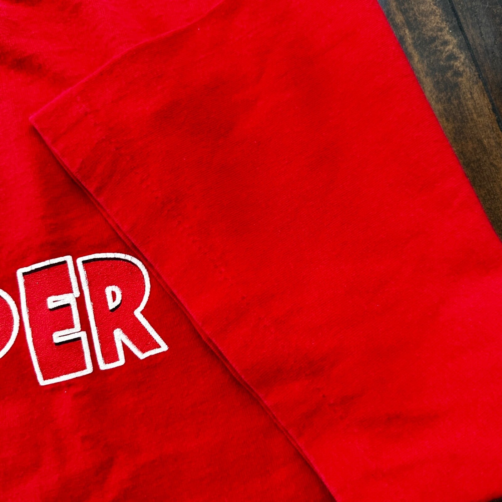 Santa Helper Mistletoe VTG T Shirt 90s Red Tester Single Stitch Funny Christmas