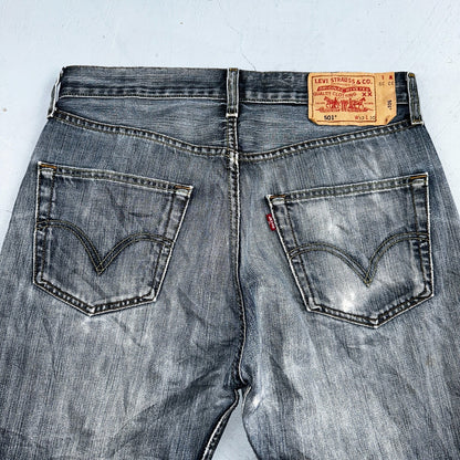 Levis 501 Vintage Y2K XX Straight Leg Jeans Blue Med Wash 33x30 Act 32x28