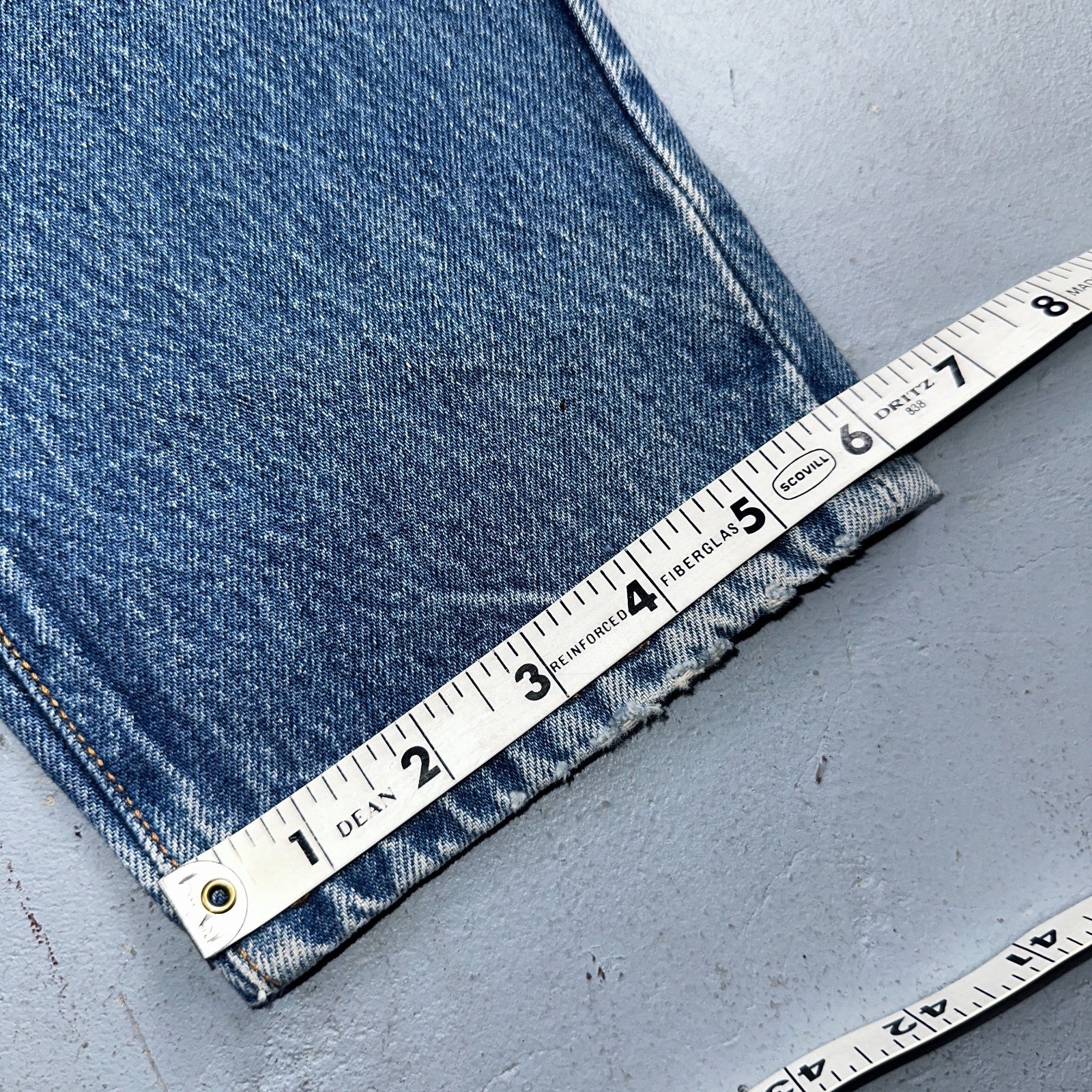 Levis 501 Vintage 80s USA XX Womens Jeans Blue High Rise Tapered 17501 25x27