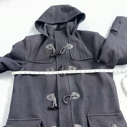 L.L. Bean Men S US Navy Anchor Collection Toggle Wool Pea Coat Jacket USA VTG