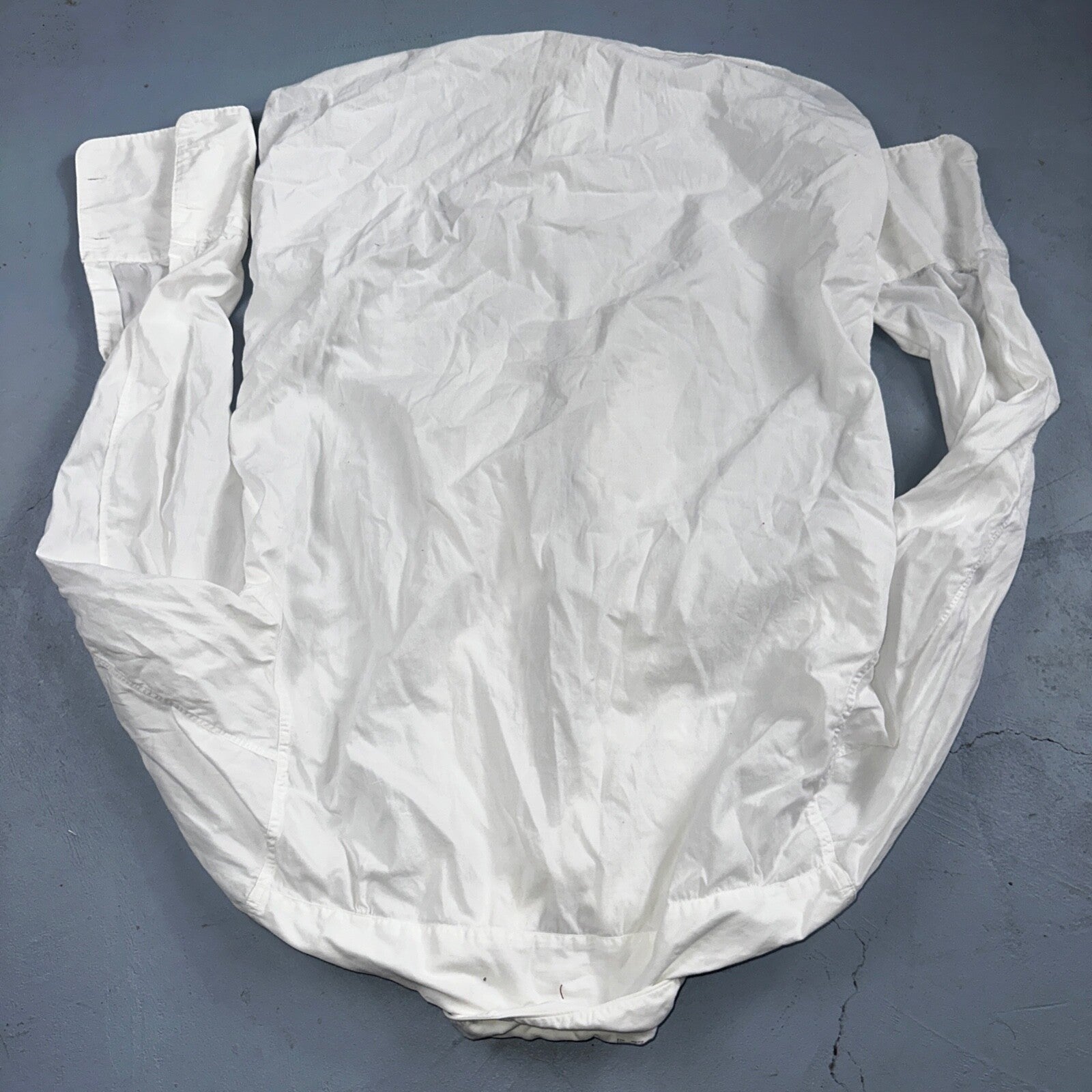 Vtg 1940s Arrow Mitoga Sanforized Formal Shirt 15 - 33 Tuxedo Dress White