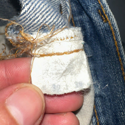 Levis 501 Vintage 70s SS Redline Selvedge USA XX Jeans Med Wash 32x34 Act 30x29