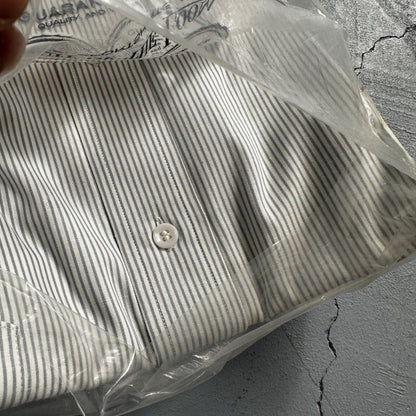 VTG Fruit of the Loom Sanforized Button Up Shirt Mens 1950s 14 NOS Rockabilly