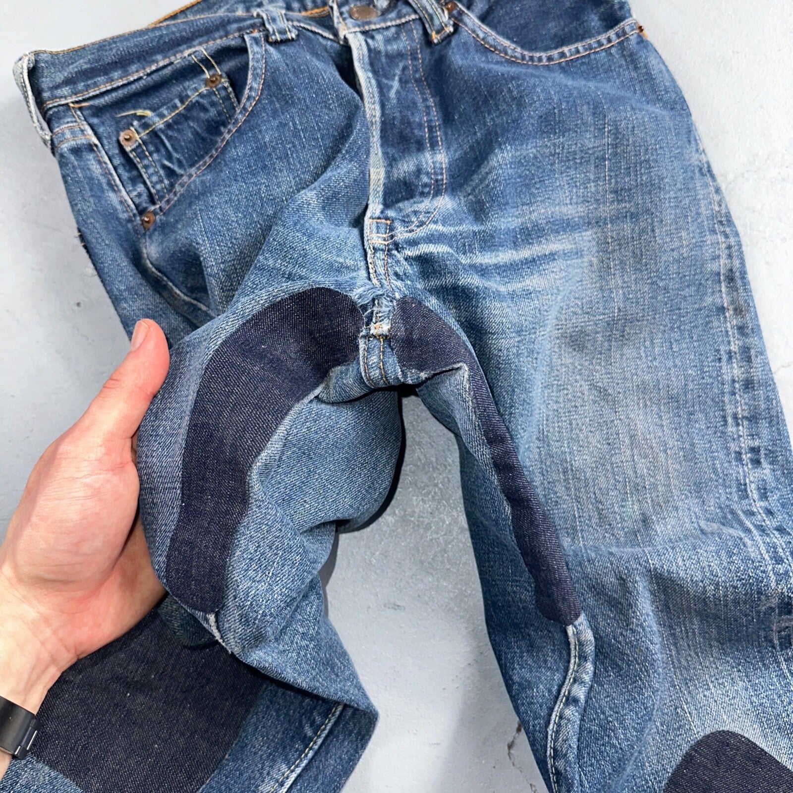 Levis 501 Big E Vintage 60s Redline Selvedge USA XX 1960s Jeans 66 Act 26x24