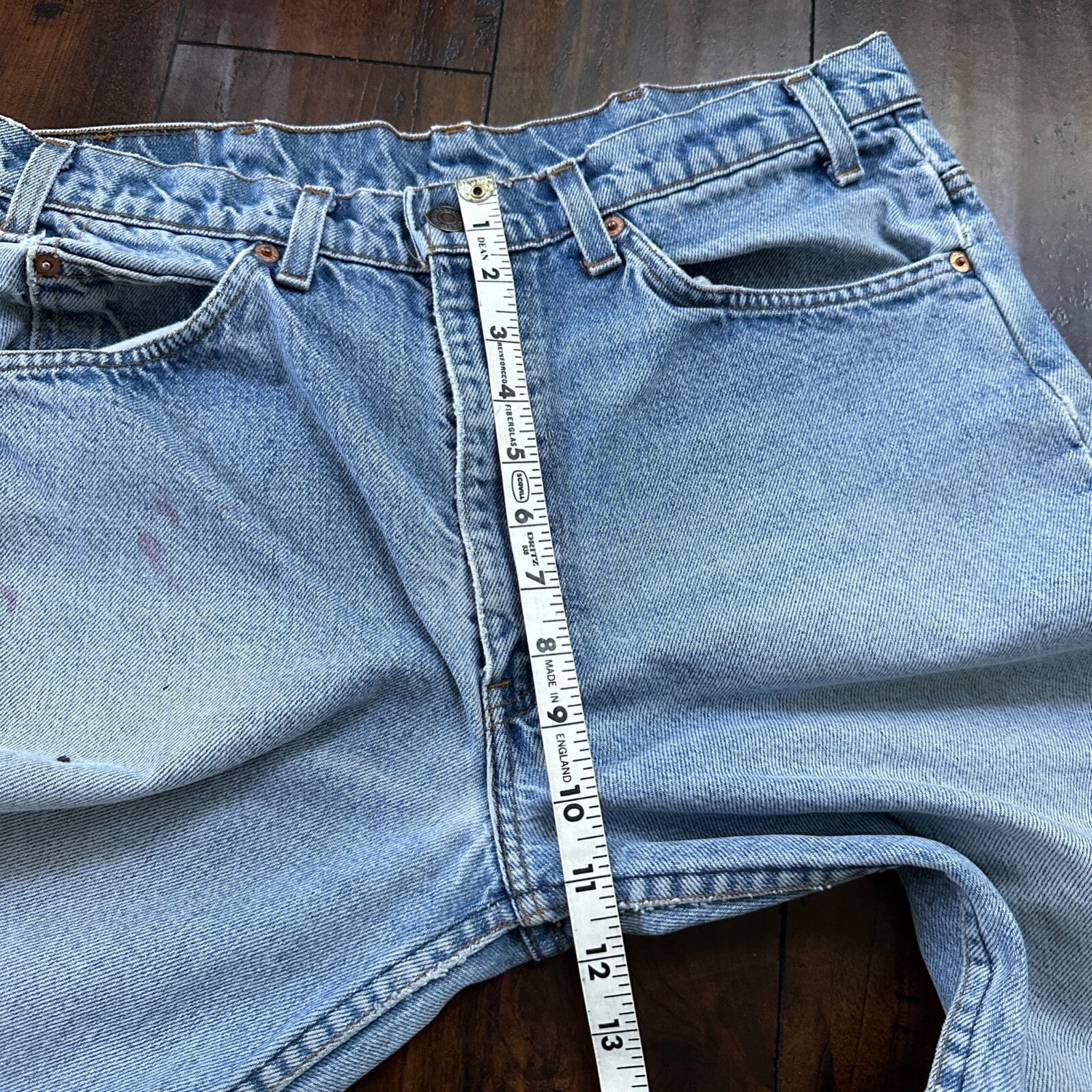 Levis 517 Vintage 80s USA Orange Tab Bootcut Flare Blue Jeans 34x31 Act 32x29