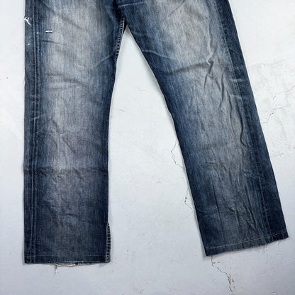 Levis 501 Vintage Y2K XX Straight Leg Jeans Blue Med Wash 34x34 Act 32x30