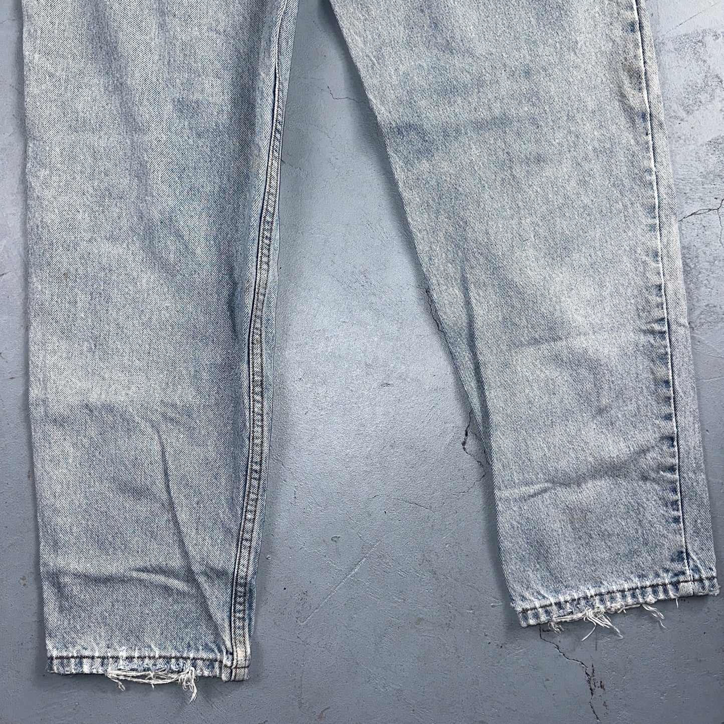 Levis 550 Vintage 90s USA Orange Tab Relaxed Blue Ligh Wash Jeans 36x32 Ac 33x30