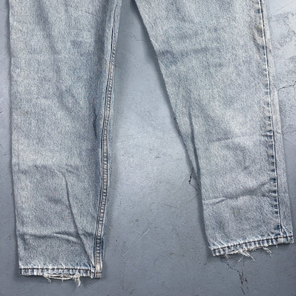 Levis 550 Vintage 90s USA Orange Tab Relaxed Blue Ligh Wash Jeans 36x32 Ac 33x30