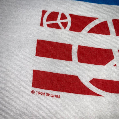 USA Hippie Flag Vintage T Shirt 90s One Love Music Rap Nirvana Peace Oregon